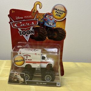 New 2010 Disney Pixar Cars Toon Dr. Feel Bad #26 Deluxe Monster Truck Mater